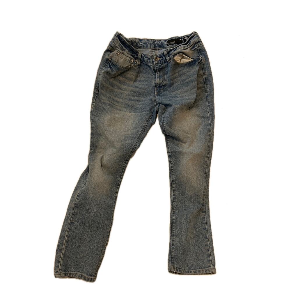 WXYZ Slim Straight Jeans Blue Mens 30x30